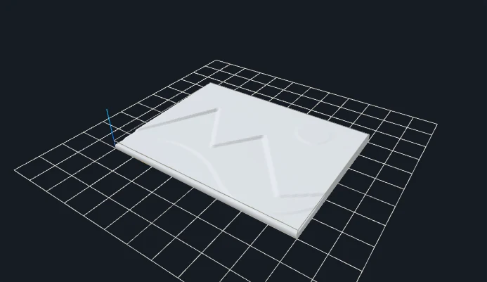 Actual relief mesh: An original mountain illustration saved as JPG
