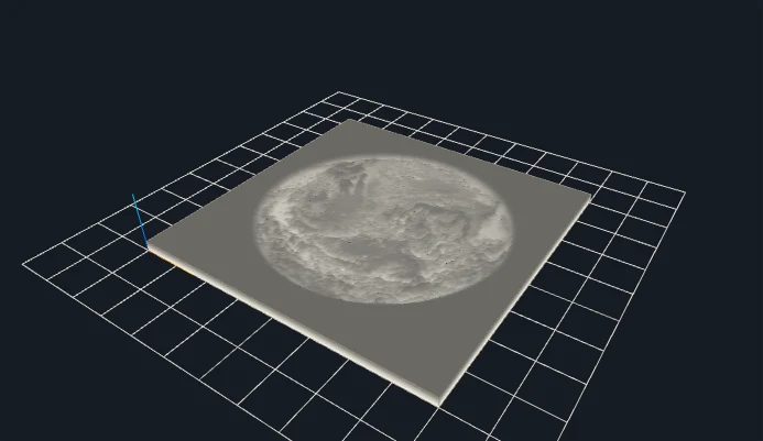 Simulated transmitted light through An Earth photograph as a flat light panel