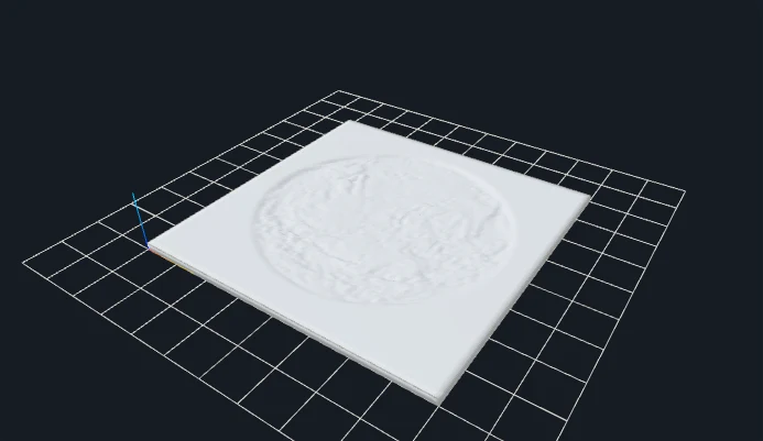 An Earth photograph as a flat light panel: maxMm 2.2