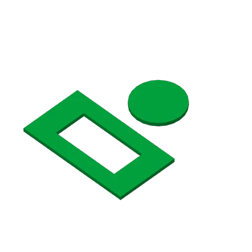 Bambu Studio slicing preview of the V1 svg-extrude-curve-islands baseline