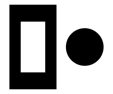 Source: A vector emblem with separate pieces